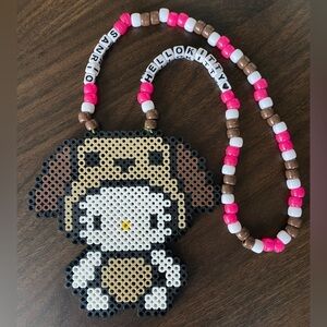 Perler | Necklace | Rave | Festival | Hello Kitty